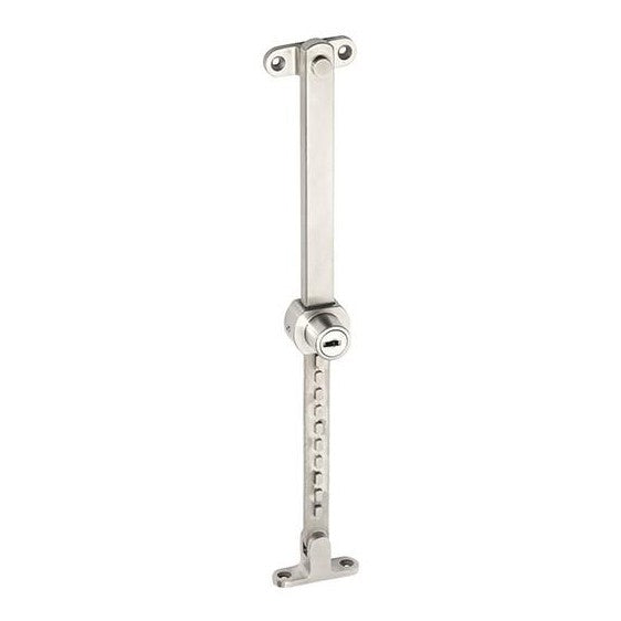 Tradco Casement Stay Stainless Steel Telescopic Locking Polished Stainless Steel