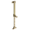 Tradco Casement Stay Telescopic Pin Satin Brass