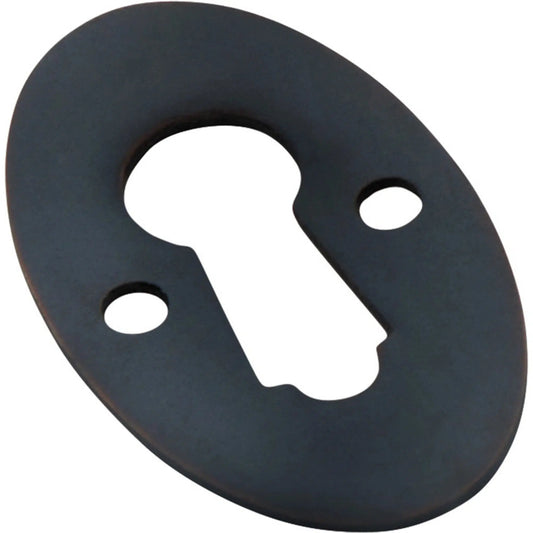 Tradco Cupboard Escutcheon Oval Antique Copper
