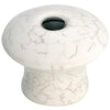 Tradco Cupboard Knob Crazed Ivory Porcelain D32xP32mm