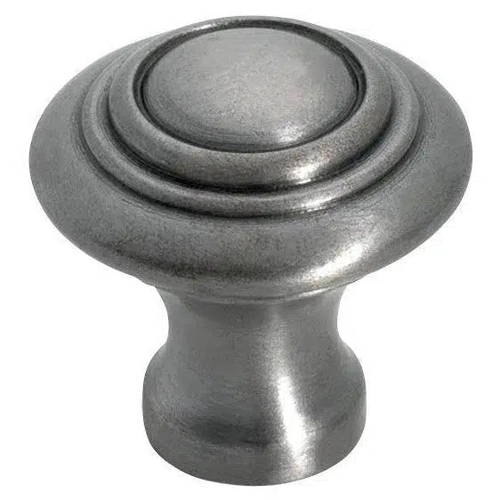 Tradco Cupboard Knob Domed Iron Polished Metal D25xP24mm