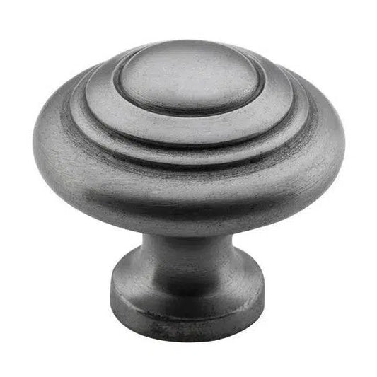 Tradco Cupboard Knob Domed Iron Polished Metal D32xP29mm