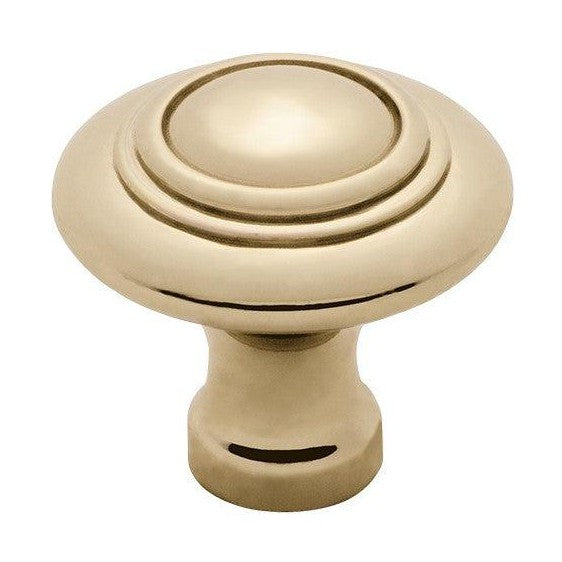 Tradco Cupboard Knob Domed Polished Brass D38xP35mm