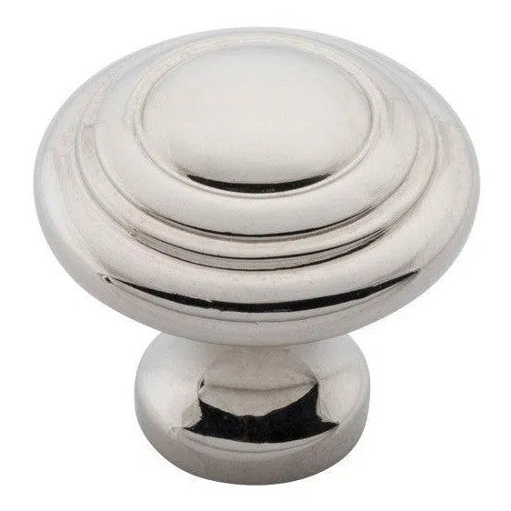 Tradco Cupboard Knob Domed Polished Nickel D25xP24mm