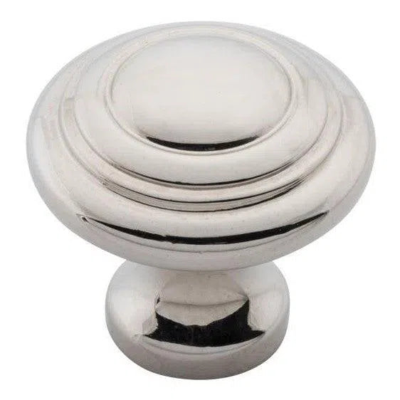 Tradco Cupboard Knob Domed Polished Nickel D38xP35mm