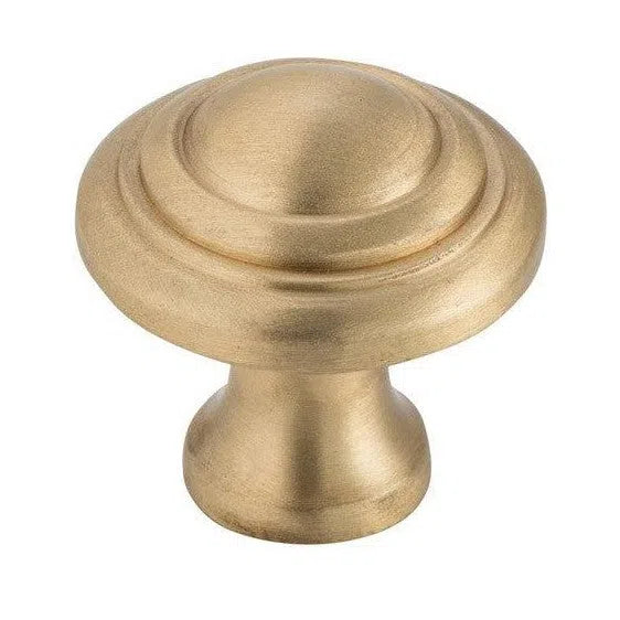 Tradco Cupboard Knob Domed Satin Brass D25xP24mm