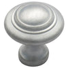 Tradco Cupboard Knob Domed Satin Chrome D32xP29mm