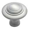 Tradco Cupboard Knob Domed Satin Chrome D38xP35mm