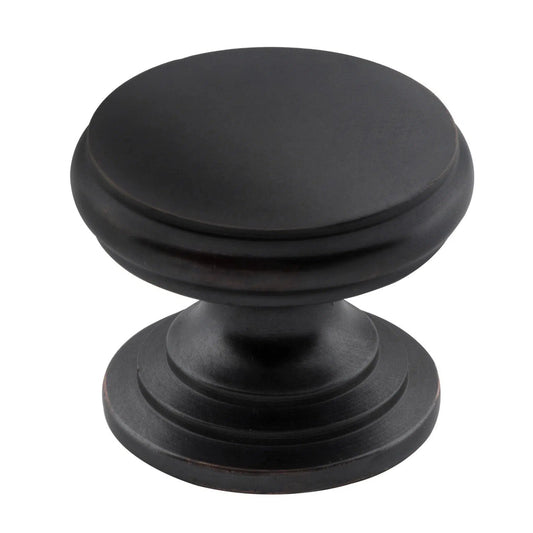 Tradco Cupboard Knob Flat Antique Copper D25xP20mm