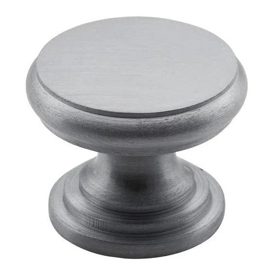 Tradco Cupboard Knob Flat Satin Chrome D25xP20mm