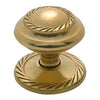 Tradco Cupboard Knob Sheet Brass Georgian Polished Brass D32xP27mm