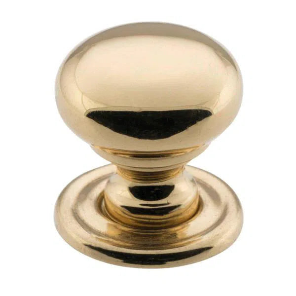 Tradco Cupboard Knob Sheet Brass Polished Brass D19xP19mm