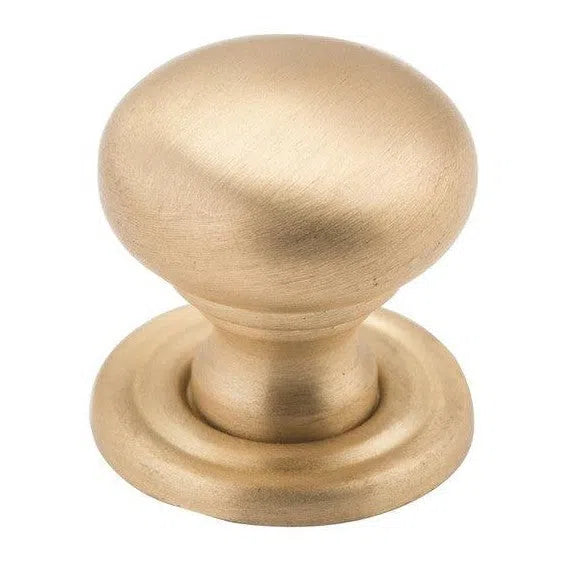 Tradco Cupboard Knob Sheet Brass Satin Brass D19xP19mm