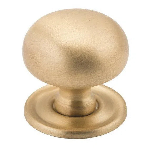 Tradco Cupboard Knob Sheet Brass Satin Brass D32xP28mm