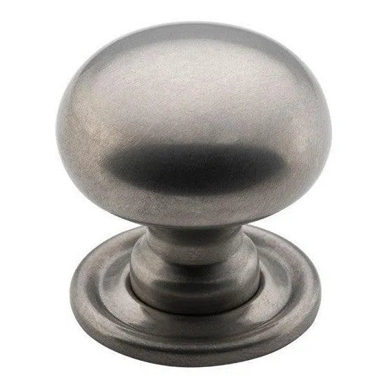 Tradco Cupboard Knob Sheet Brass Satin Nickel D25xP27mm