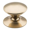 Tradco Cupboard Knob Sheet Brass Victorian Polished Brass D25xP22mm