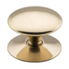 Tradco Cupboard Knob Sheet Brass Victorian Polished Brass D38xP29mm