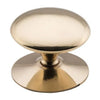 Tradco Cupboard Knob Sheet Brass Victorian Polished Brass D50xP37mm