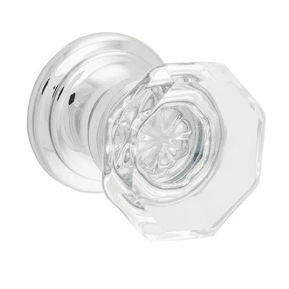 Tradco Cupboard Knob Sophia Glass Chrome Plated D32xP39mm BP26mm