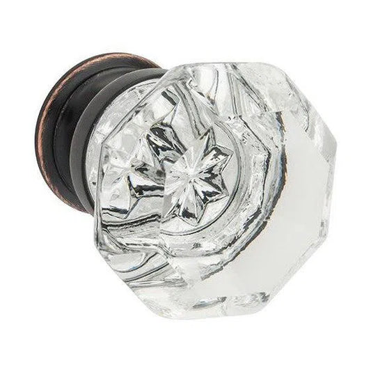 Tradco Cupboard Knob Sophia Glass Matt Black D41xP47mm BP27mm