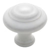 Tradco Cupboard Knob White Porcelain Domed D38xP37mm