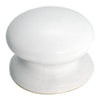 Tradco Cupboard Knob White Porcelain Round D32xP23mm