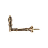 Tradco Curtain Tie Back Hook Ornate Polished Brass P70mm