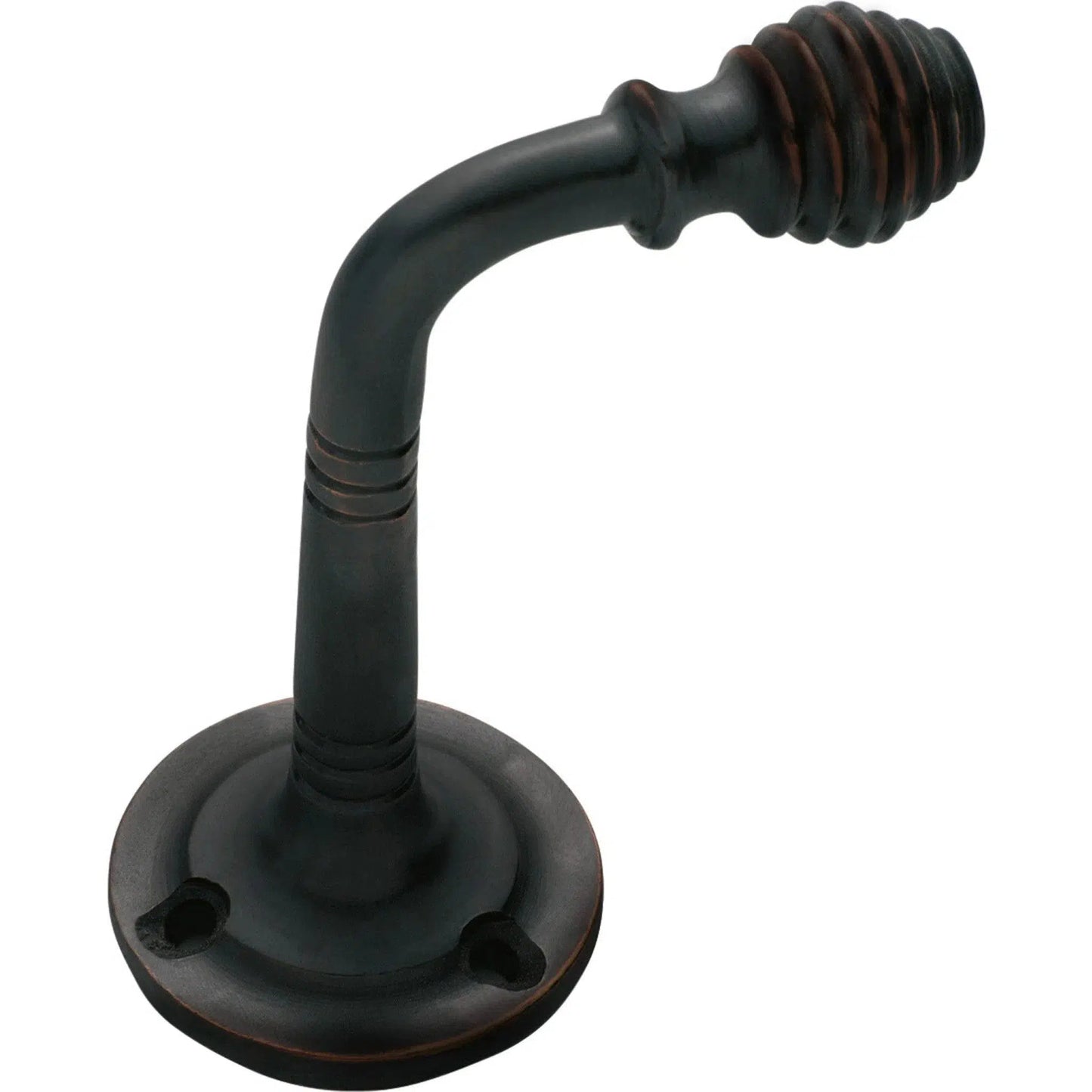 Tradco Curtain Tie Back Hook Reeded Antique Copper H40xP75mm