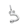 Tradco Curtain Tie Back Hook Standard Satin Chrome P45mm