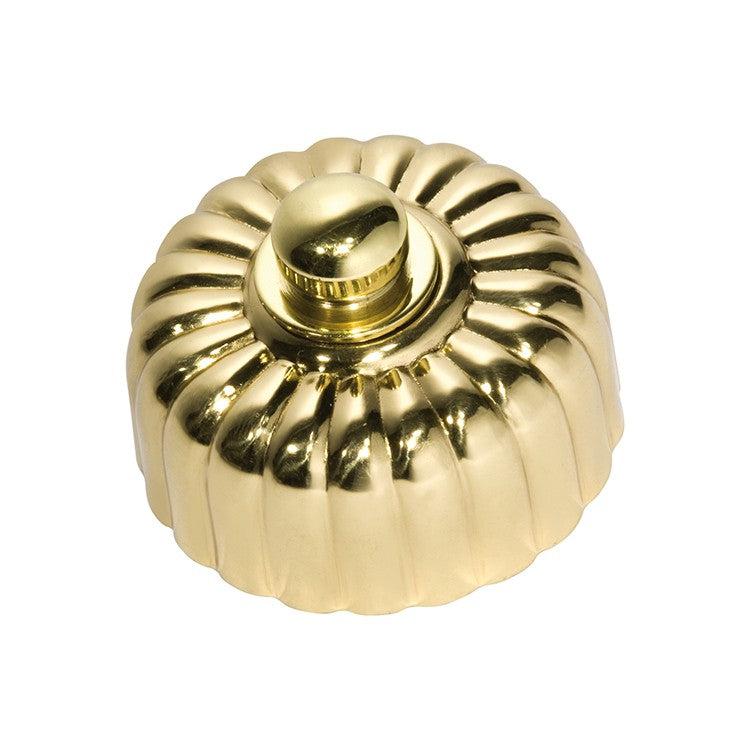 Tradco Dimmer LED Fluted Polished Brass