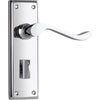 Tradco Door Handle Camden Privacy Pair Chrome Plated