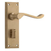 Tradco Door Handle Camden Privacy Pair Satin Brass