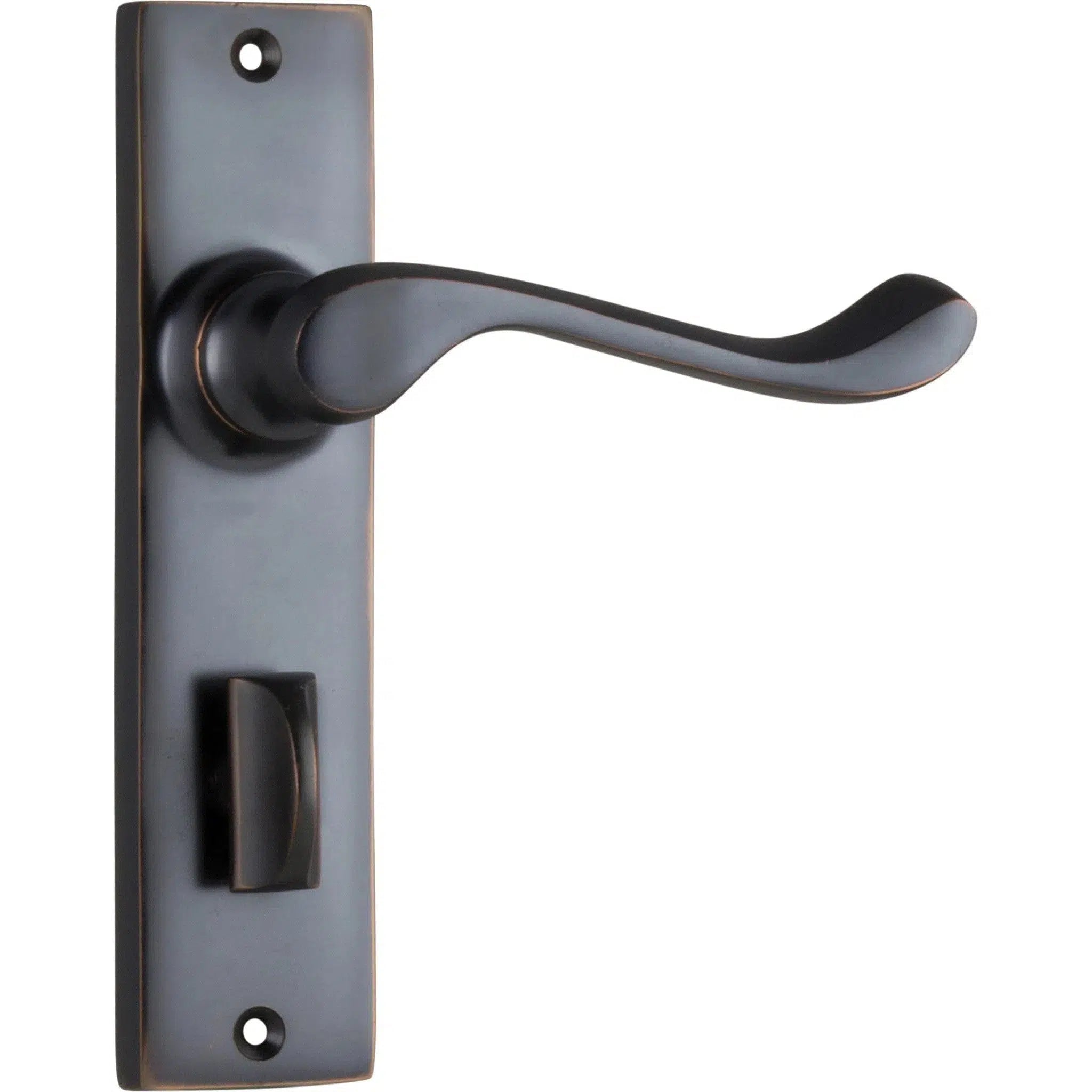 Tradco Door Handle Fremantle Privacy Pair Antique Copper