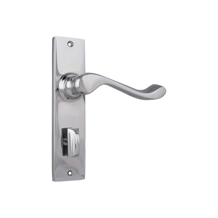 Tradco Door Handle Fremantle Privacy Pair Chrome Plated