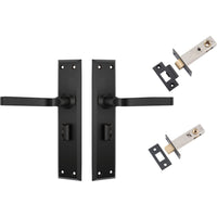 Tradco Door Handle Menton Antique Copper Privacy Set