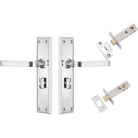 Tradco Door Handle Menton Chrome Plated Privacy Set