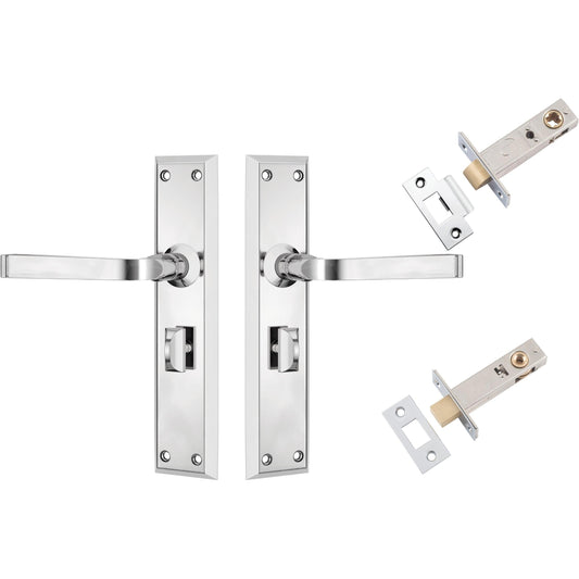 Tradco Door Handle Menton Chrome Plated Privacy Set