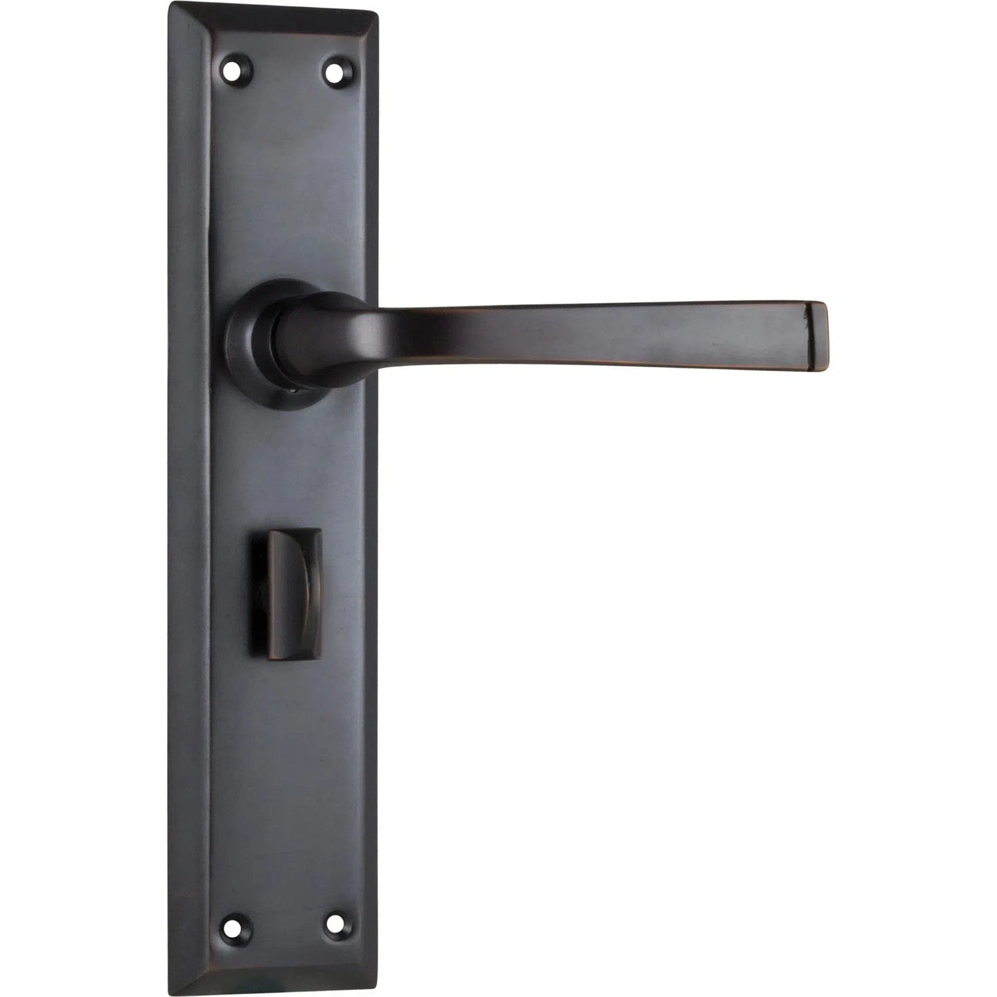 Tradco Door Handle Menton Privacy Pair Antique Copper
