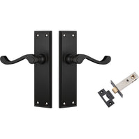 Tradco Door Handle Milton Antique Copper Passage Set