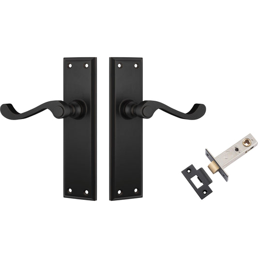 Tradco Door Handle Milton Antique Copper Passage Set