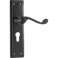 Tradco Door Handle Milton Euro Pair Antique Copper