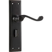 Tradco Door Handle Milton Privacy Pair Antique Copper