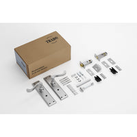 Tradco Door Handle Milton Satin Chrome Privacy Set