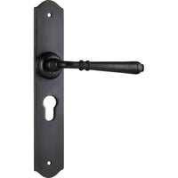 Tradco Door Handle Reims Euro Pair Antique Copper