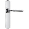Tradco Door Handle Reims Latch Pair Chrome Plated