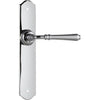 Tradco Door Handle Reims Latch Pair Chrome Plated