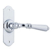 Tradco Door Handle Reims Latch Pair Chrome Plated