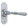 Tradco Door Handle Reims Latch Pair Satin Chrome