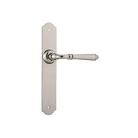 Tradco Door Handle Reims Latch Pair Satin Nickel