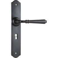 Tradco Door Handle Reims Lock Pair Antique Copper